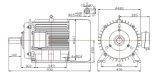 75kw, 750rpm Permanent Magnet Generator/Alternator