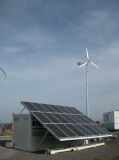 Wind Turbine Generator with Solar Panel Hybrid