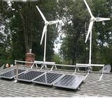 600W Wind Solar Hybrid Power Home System