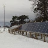 Hybrid Wind Power Solar Energy System on Grid Home Use