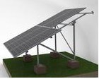 Solar Terrace Single-Pole Side-by-Side Mounting System
