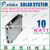 10W Portable Solar Home Lighting System (PETC-FD-10W)