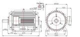 45kw 300rpm Low Rpm Horizontal Permanent Magnet Generator