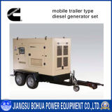 Silent Mobile Type Cummins Diesel Engine Generator Power 910kVA