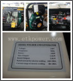230V, 50Hz Diesel Welder Generator with 10HP Engine