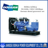 625kVA High Quality Doosan Engine Electric Generator