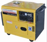 5kw Portable Silent Type Diesel Generator 6500ds Powered by 186f
