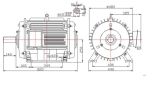 15kw 150rpm Low Speed Horizontal Permanent Magnet Generator