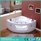 Indoor Corner Jacuzzi Bathtub with Two Loudspeaker (CDT-001)