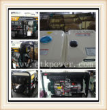 5kw Single Phase Diesle Generator with White Fuel Tank