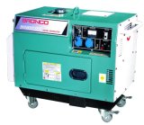(3KW/4KW/5KW single/three phase) Rated Power 4.2kw, 220V Air Cooled Diesel Generator (Silent type)