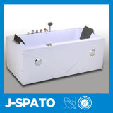 Hangzhou Milk White Individual Clipper-Built Square Plastic Bath Tub