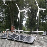 Solar Wind Hybrid Household Power Supply System