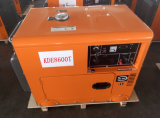 AC Single Phase 50Hz/5.5kw Key Start Silent Air-Cooled Diesel Generator for Home and Hotel Use