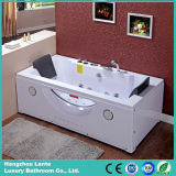 Popular Rectangle Jacuzzi Whirlpool Acrylic Bath Tub with Pillow (TLP-659)