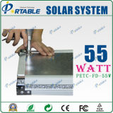 55W Portable Solar Energy System with Pull Rod and Wheel (PETC-FD-55W)