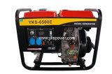 5kw Small Air-Cooled Open Type Generator with Single Phase
