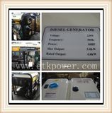 230V, 50Hz Diesel Generator with 10HP Engine (5KW)