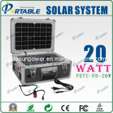 20W Portable Solar System for Home Use (PETC-FD-20W)