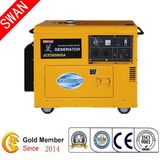 5kw Silent Model Electrical Start Air Cooled Diesel Generator with Three Phase (JCED6500SA-3)