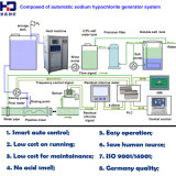 10kg/H 5000ppm Sodium Hypochlorite Solution Generator for Raw Water Treatment