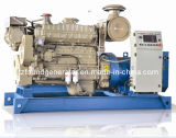 Water-Cooled Cummins Marine Diesel Generator Set (Open Type, 350kw, Brushless Dc Alternator) 