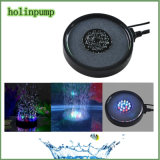 Disk Lights Multicolor 12V LED Underwater Fishing Light 18 Color Air Stone/Oxygen Bubbles Stone