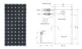 180w Monocrystalline Solar Module