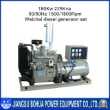 225kVA Open Type Weichai Diesel Generator with CE&ISO9001