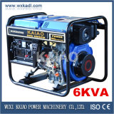 6KW Single Cylinder Air Cooled Diesel Generator Electric Start