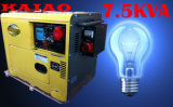 5.8kw/7.5kVA Electric Start Silent Three Phase Best Diesel Generator with ATS