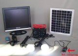 Solar TV & LED with Phone Charger System
