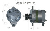 Alternator for Nikko/Komatsu (24V 60A DT026P3A)