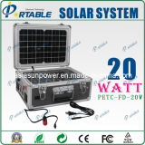 20W Solar Energy Power Generator / Portable Solar Home Lighting System (PETC-FD-20W)