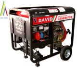 Deluxe Diesel Generator with Wheels Square Frame and Cover