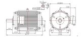 5kw 100rpm Low Speed Horizontal Permanent Magnet Generator