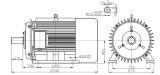 Low Speed Hydro Turbine Permanent Magnet Generator 60Hz