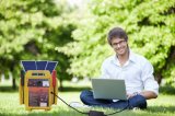 500W Portable Solar Generator Run Laptop