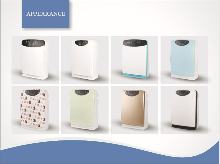 Home Air Purifier with Ionizer, HEPA