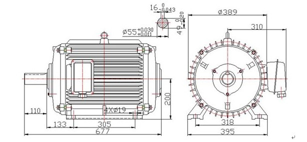 10kw 200rpm Low Speed Horizontal Permanent Magnet Wind Generator