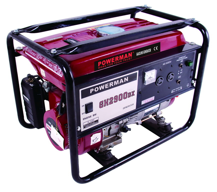 2000W Gasoline Generator with 12V DC Output (GH2900DX)