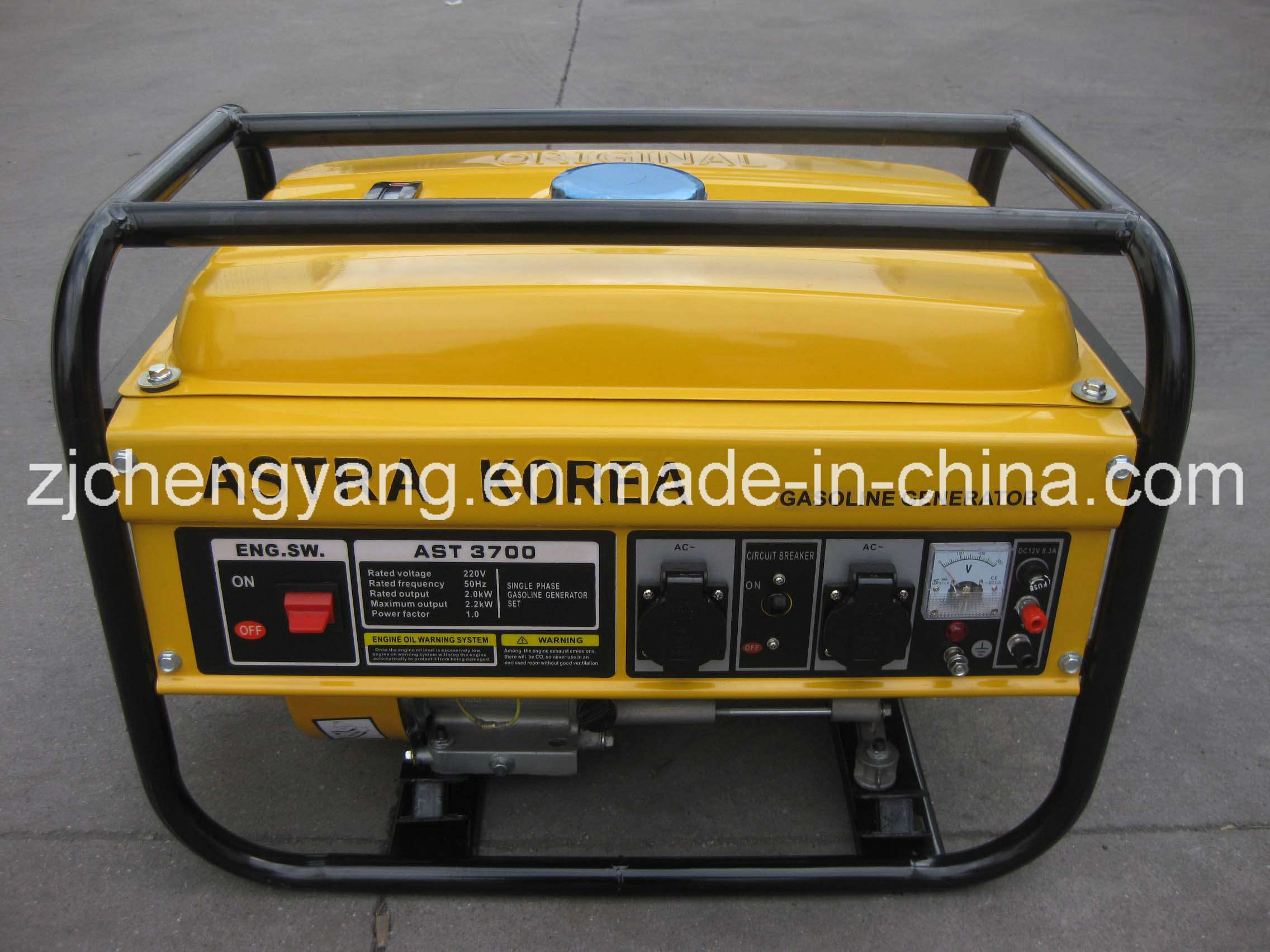 2kw Astra Korea Gasoline Generator (AST3700)