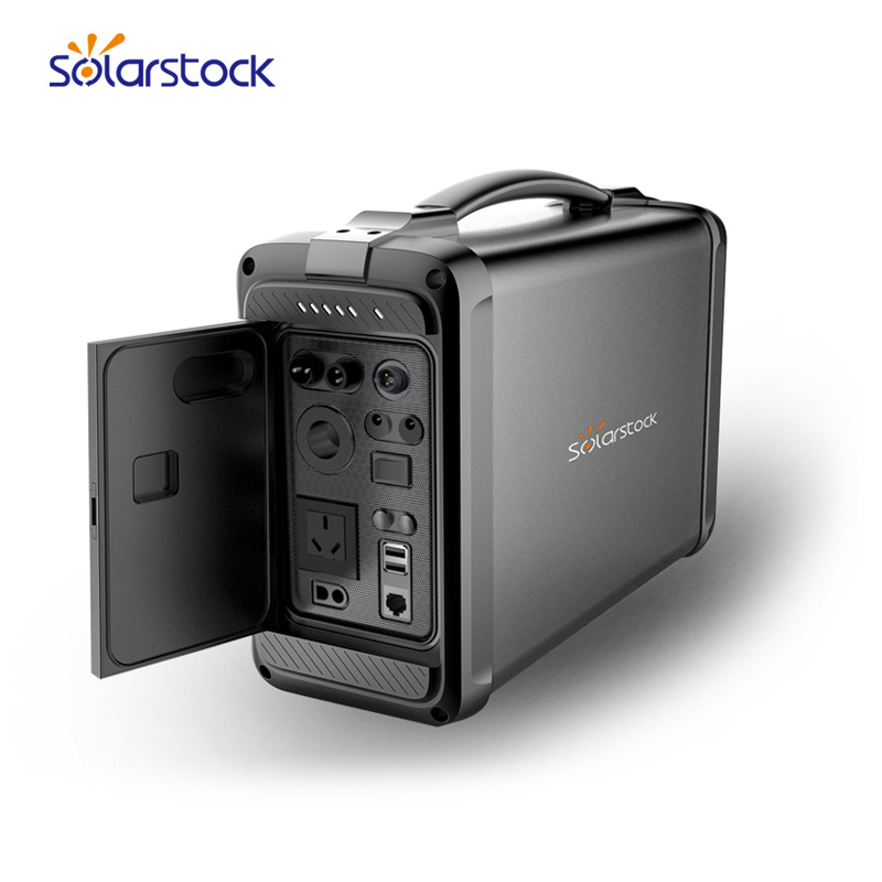 Power Generator with Portable Solar System Lithium Ion Battery