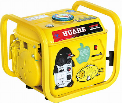 HH950-FQ01 Yellow Gasoline Generator with Frame (500W-750W)