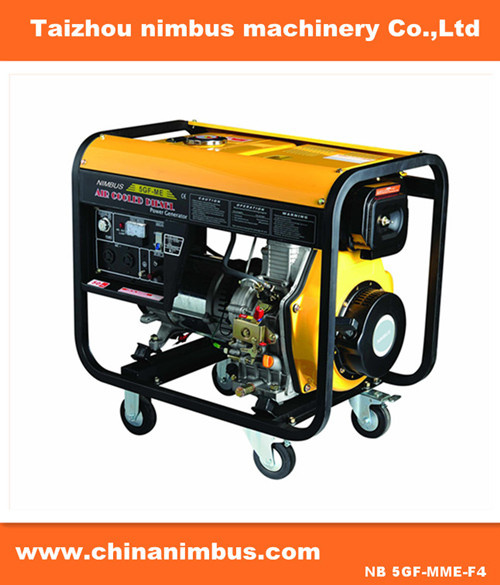 Open Frame Four Stroke Air Cooled Diesel Generator Electric Generator