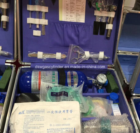 1.4liter High Pressure Portable Medical Oxygen Cylinder