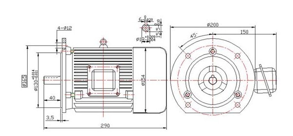 1.5kw-3kw High Speed Permanent Magnet Brushless Motor Generator