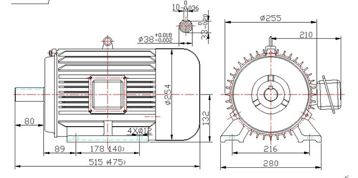 5.5kw-11kw -1500rpm Permanent Magnet Generator