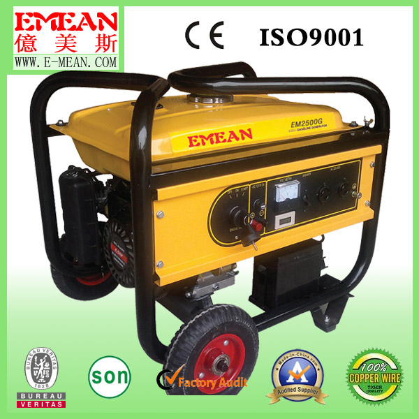 2.3kw Electric Start Engine Gasoline Generator Em2500g