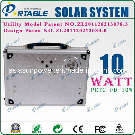 Portable Solar Power System, Solar Energy Generator (PETC-FD-10W)